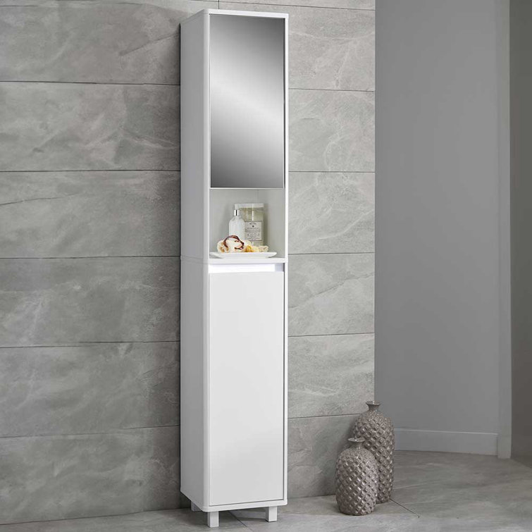 Free standing deals mirror cabinet